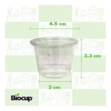 Biocup Caja Vasos Soufflé Biocup 1 oz sin tapa – 2000 Piezas