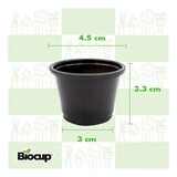 Biocup Caja Vasos Soufflé Biocup 1 oz sin tapa – 2000 Piezas