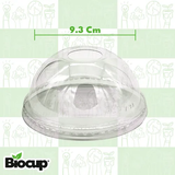 Biocup Paquete Vasos PET 9 Oz con Tapa Domo – 50 Juegos