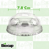 Biocup Paquete Vasos PET 10 Oz con Tapa Domo – 50 Juegos