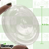 Biocup Paquete Vasos PET 12 Oz con Tapa Ranurada – 50 Juegos