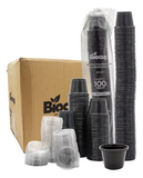 Biocup Caja Vasos Soufflé Biocup 1 oz con tapa – 2000 Piezas