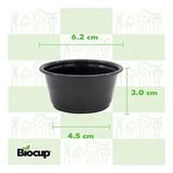 Biocup Caja Vasos Soufflé Biocup 2 oz sin tapa – 2000 Piezas