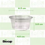Biocup Vasos Soufflé Biocup 2 oz con tapa – 100 juegos