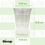 Biocup Paquete Vasos Pet 20 oz sin tapa – 50 Piezas