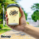 Biocup Paquete Vasos de Papel 8 Oz con Tapa – 50 Juegos