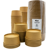 Biocup Envases Kraft Alto 250 ml | Sin Tapa 25 pz EKA1/4L