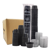 Biocup Caja Vasos Soufflé 2 oz con tapa – 2000 Piezas