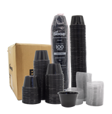 Biocup Caja Vasos Soufflé 4 oz con tapa – 2000 Piezas