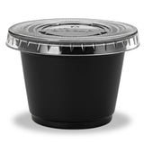 Biocup Paquete Vasos Soufflé 1 oz con tapa – 100 juegos