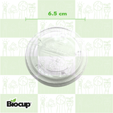 Biocup Caja Vasos Soufflé 2 oz con tapa – 2000 Piezas