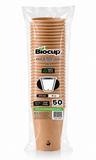Paquete Vasos Papel Kraft Sin Tapa