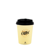 Biocup Paquete Vasos de Papel Letras con Tapa