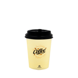 Biocup Paquete Vasos de Papel Letras con Tapa