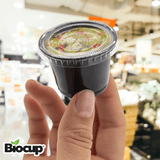 Biocup Paquete Vasos Soufflé 1 oz con tapa – 100 juegos