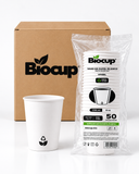 Caja Vasos de Papel Blancos Sin Tapa