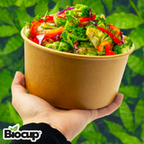 Biocup Envases Kraft 1000 ml | Sin Tapa 25 pz