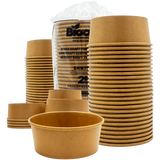 Biocup Envases Kraft 750 ml | Sin Tapa 25 pz