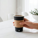 Biocup Fajilla de Papel 5cm | Aislante Térmico para Bebidas Calientes | Eco-Friendly