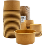 Biocup Envases Kraft 1000 ml | Sin Tapa 25 pz