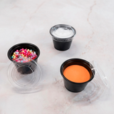 Biocup Tapa Pet para Contenedor Soufflé 1oz Empaque Industrial